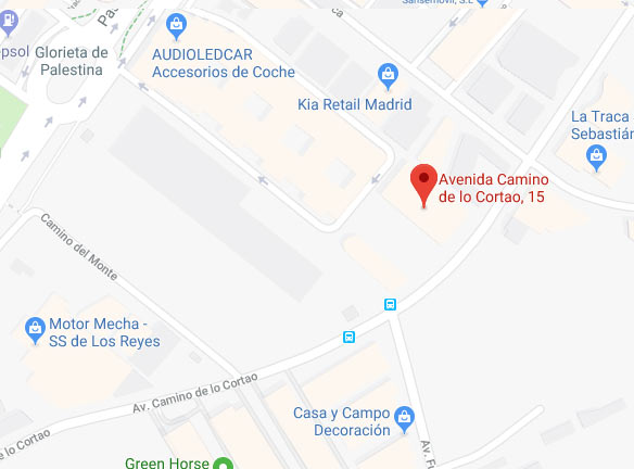Vender COche Madrid - Mapa